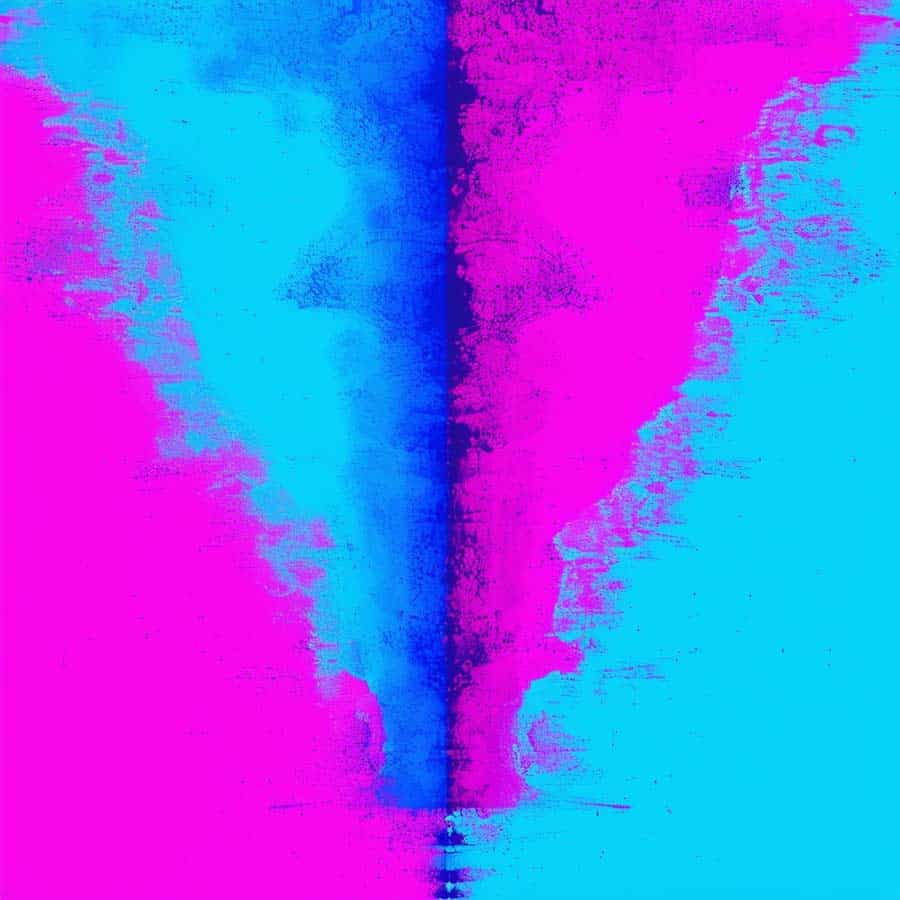 Cyan + Magenta = Blau (NF)