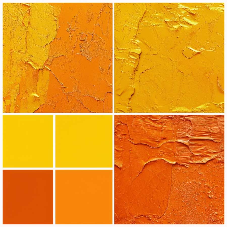 Farbpalette Gelb-Orange (NF)