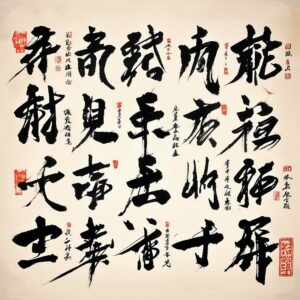 Mehr über den Artikel erfahren Chinesische Kalligraphie