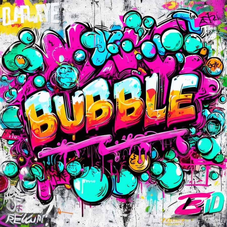 Du betrachtest gerade Graffiti Schrift Bubble